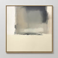 Original hand painted grey charcoal ivory atmospheric abstract oil painting canvas wall art, nordic scandinavian elegant luxury minimalist modern home