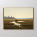 wetland bear canvas art - horizontal - horizontal wall art